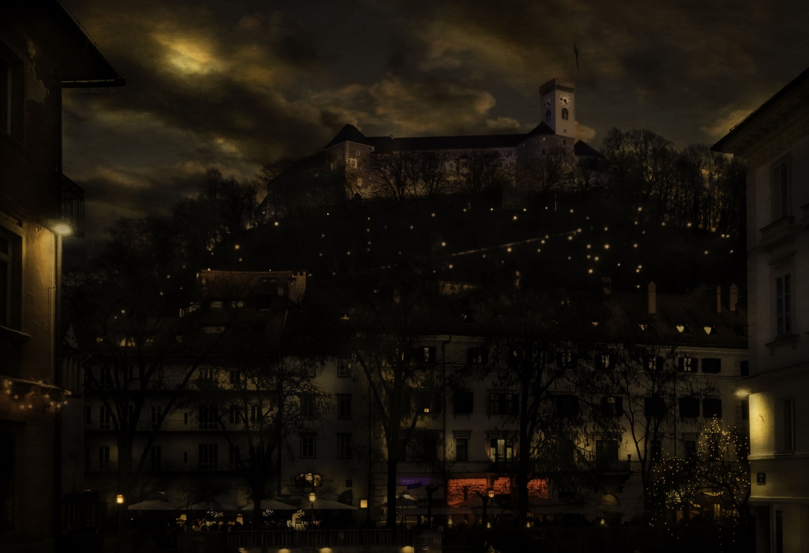 Ljubljanski grad by Vili Gošnak