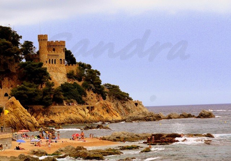 The Castle of Lloret de Mar, Costa Brava, by SandraCh