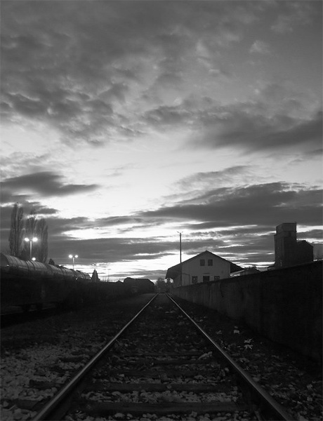 Trainstation sunset by speedylix