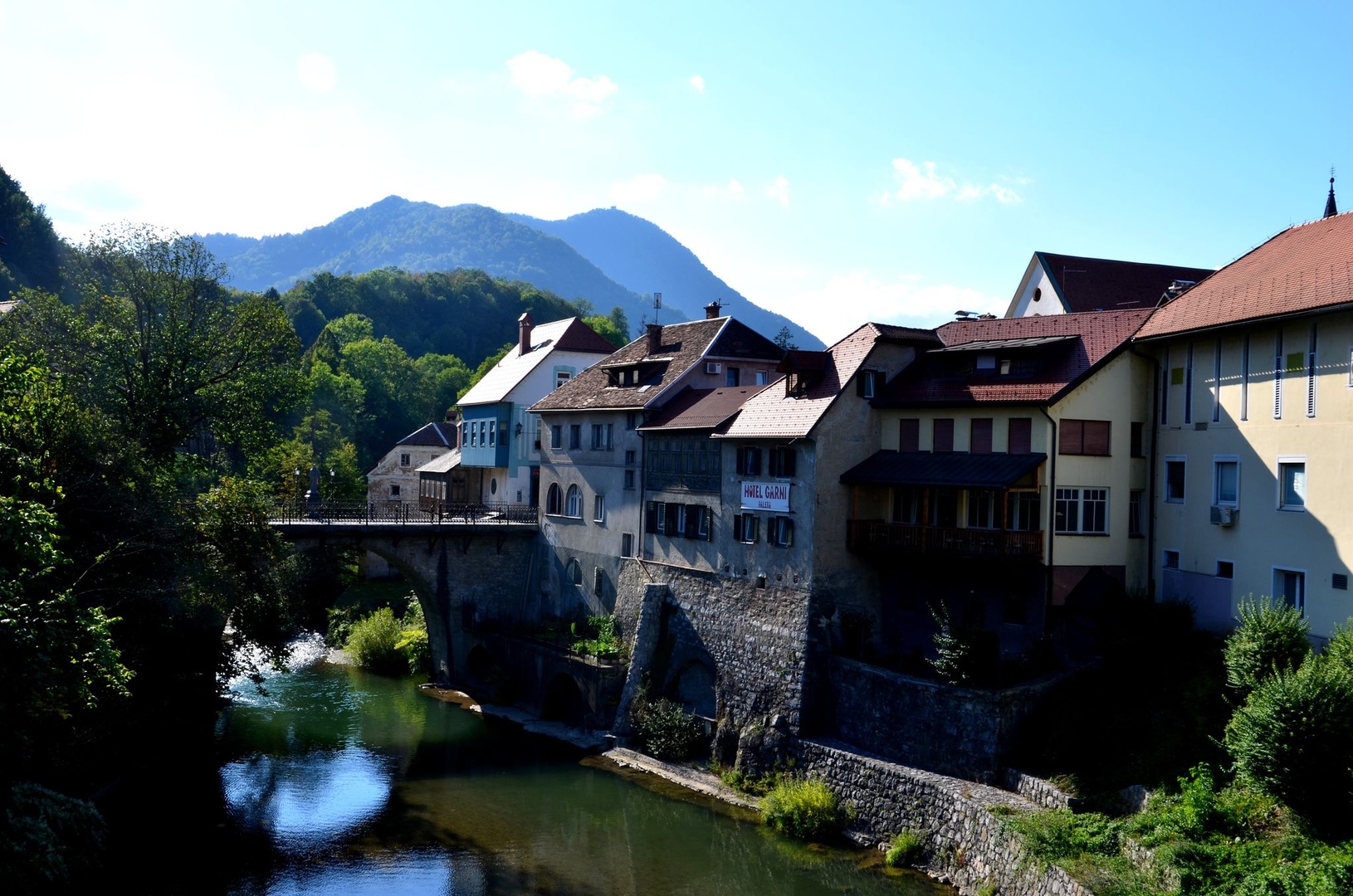 Kamniti Kapucinjski most - Škofja Loka by Ivan Bukovšek