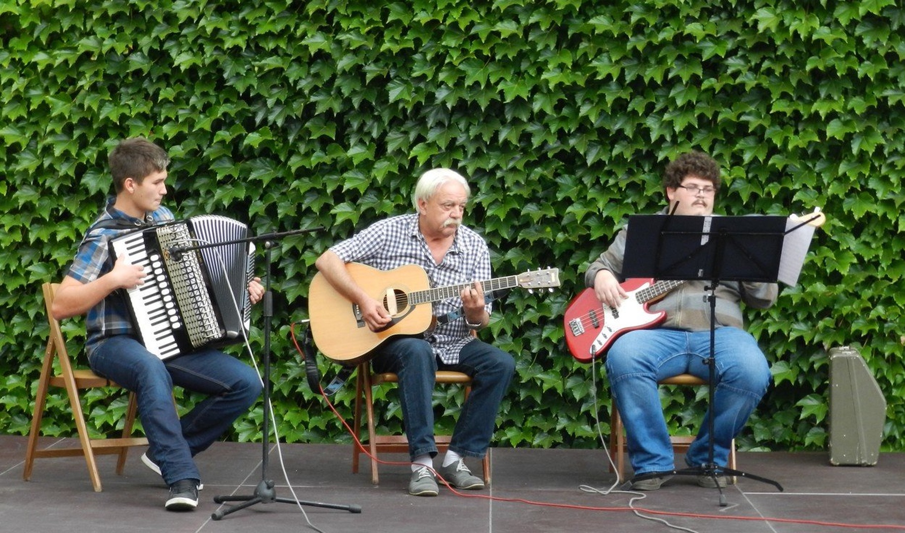 Iz kulturne prireditve - trio by Ivan Bukovšek
