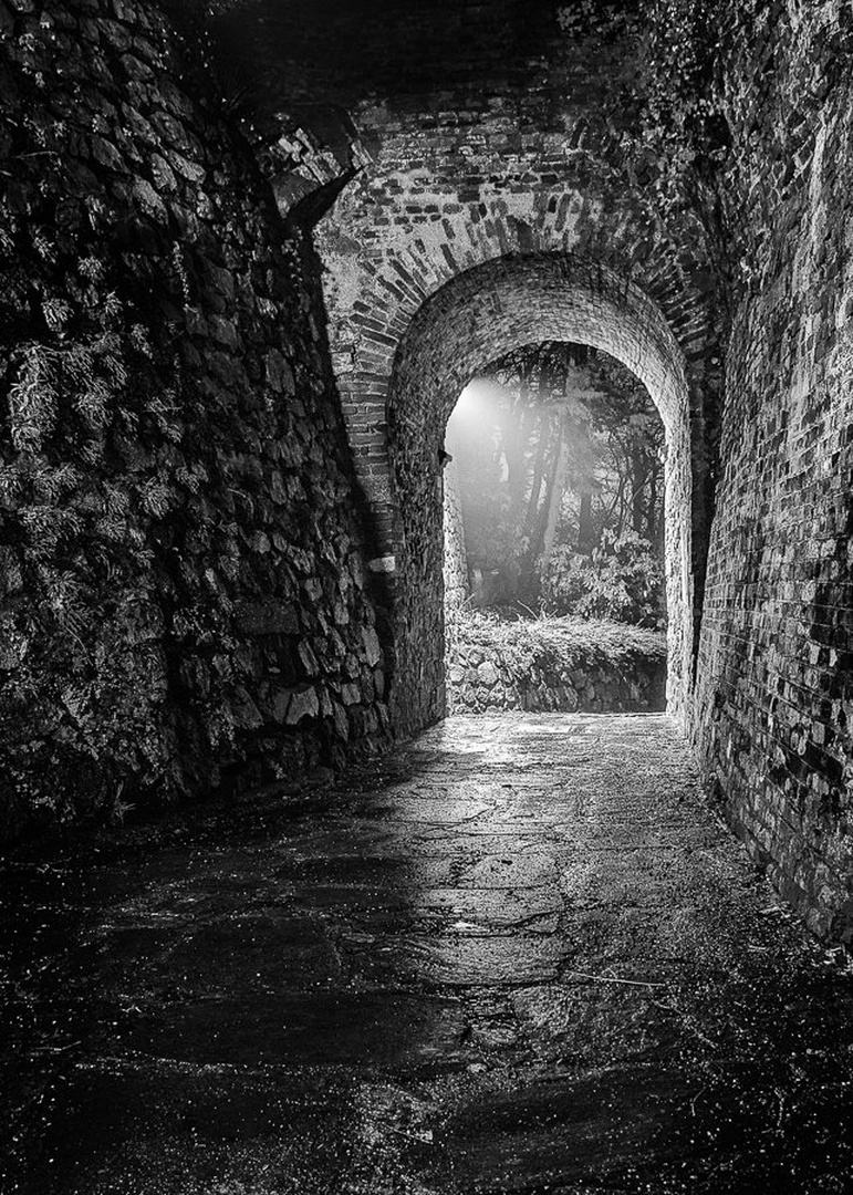 Fairytale gate BW by Tomaž K.