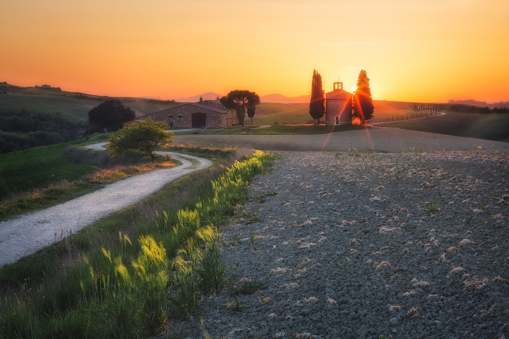Chapel of Madonna di Vitaleta by Tomaž K.