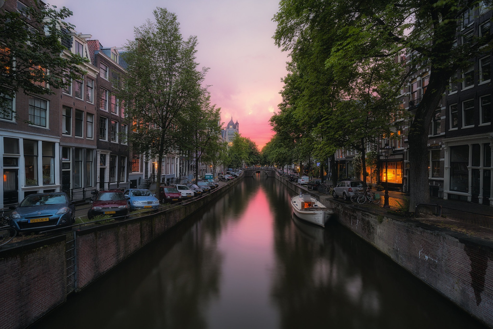 Kanal v Amsterdamu by Tomaž K.