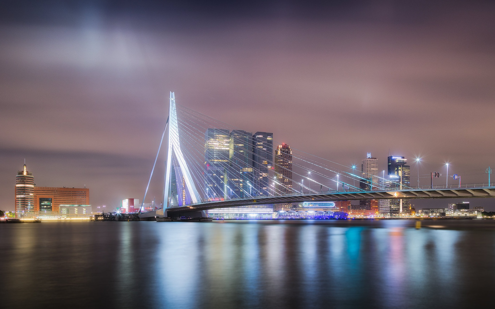 Erasmus bridge by Tomaž K.