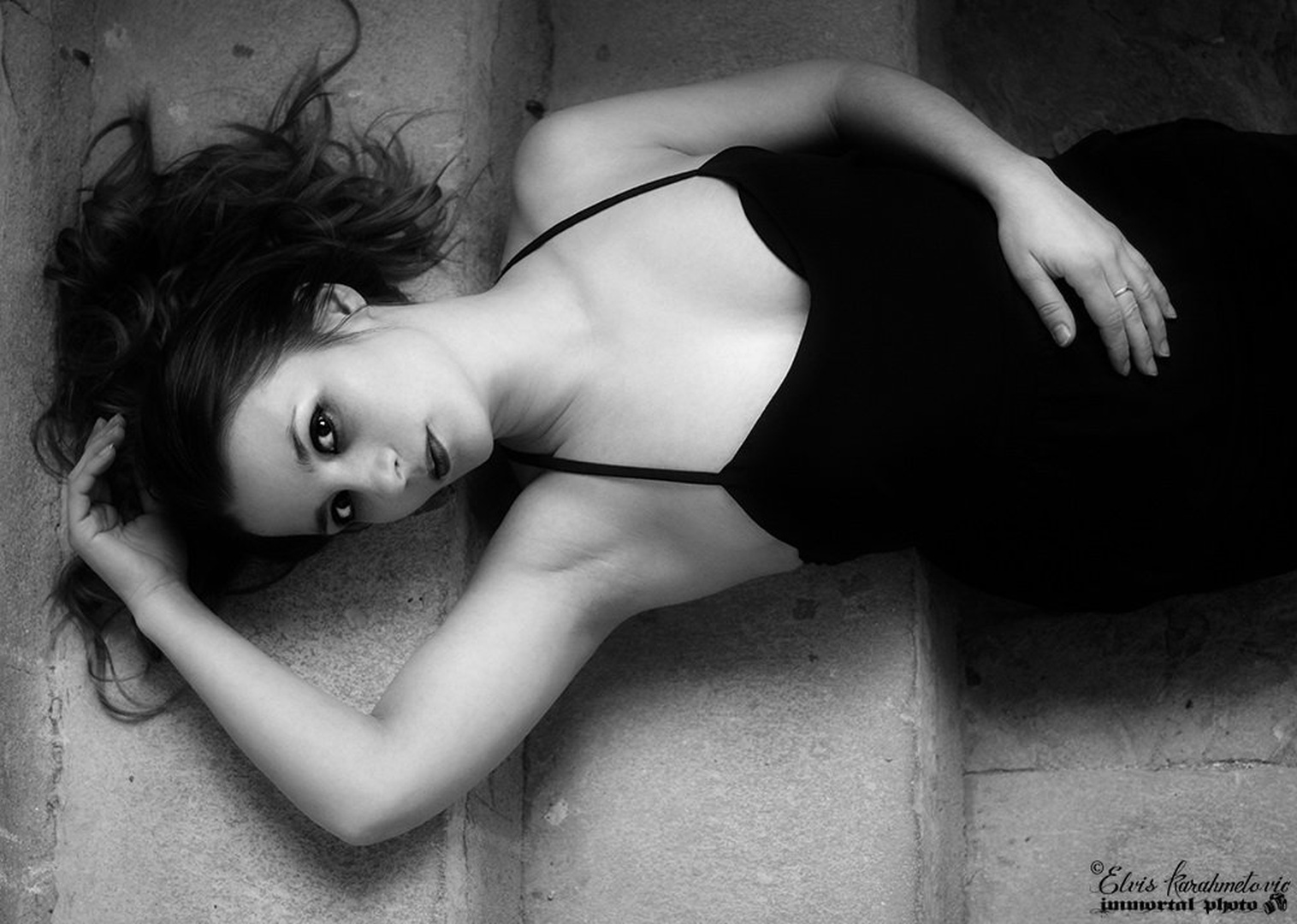 On the Stairs by Elvis Karahmetovič