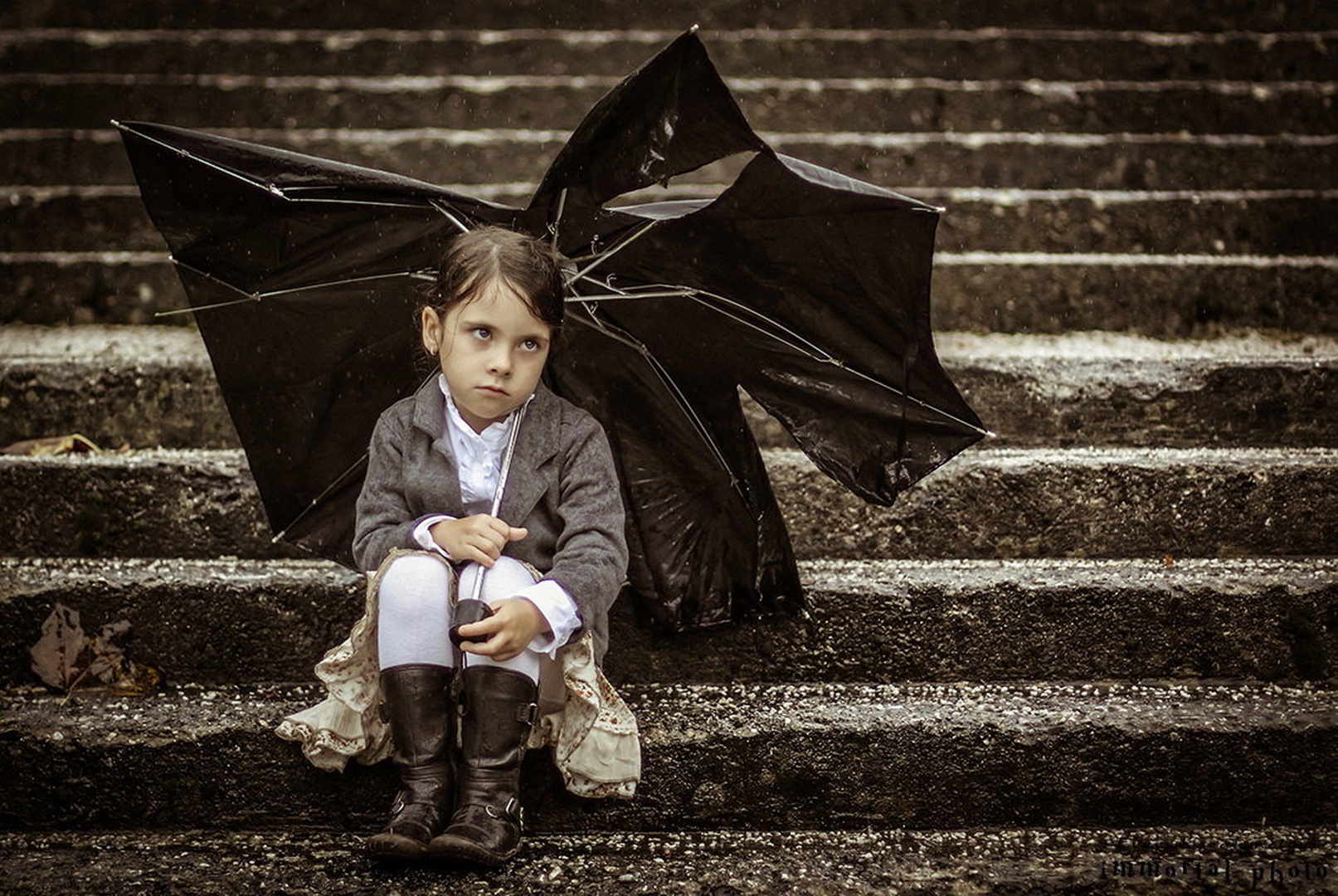 Torn Umbrella by Elvis Karahmetovič