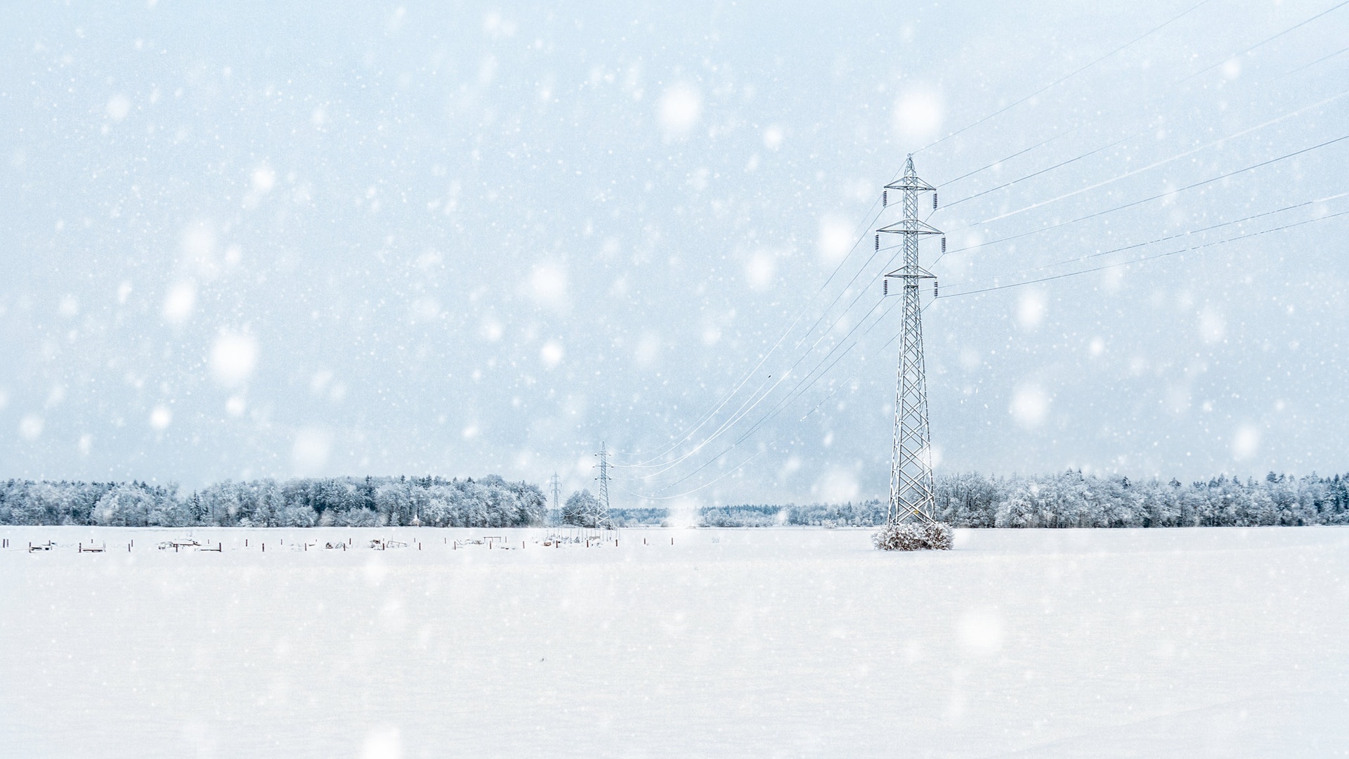 Snowy landscape by Dejan Hudoletnjak