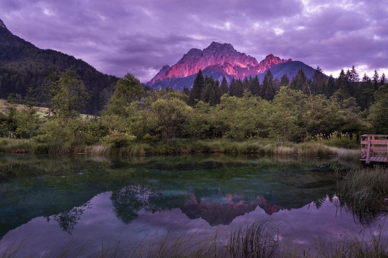 Red mountain by Matic Žižek