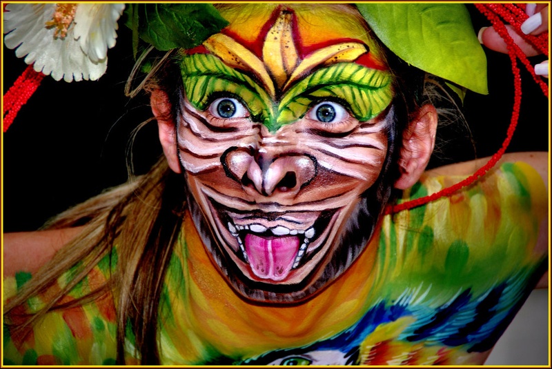 Energy painted face by Darko Geršak