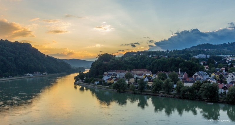Mesto ob reki Donava by notko