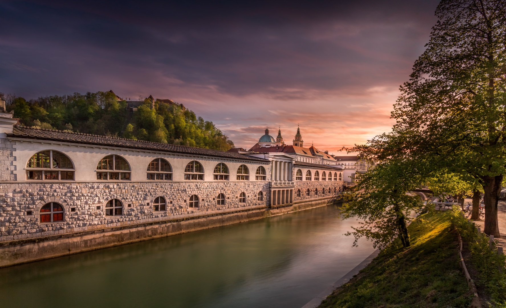 Ob Ljubljanici by Jakob Noč