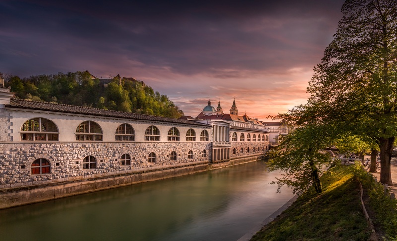 Ob Ljubljanici by Jakob Noč
