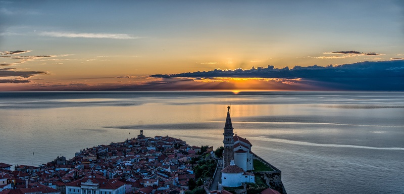 Lahko noč, Piran by Jure Jazbec