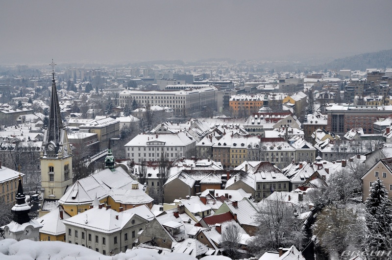 Gornji trg - Ljubljana by M