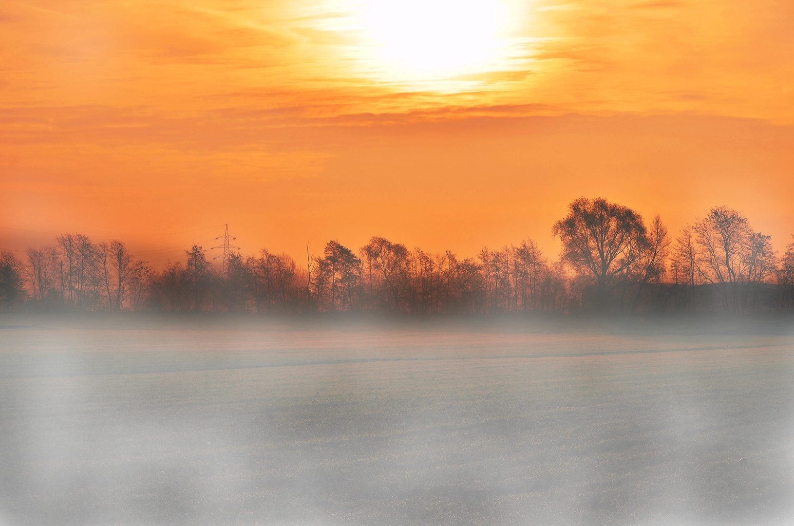 Morning mist by Davorin Volavšek