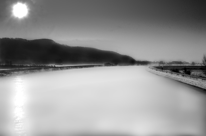By the river by Davorin Volavšek