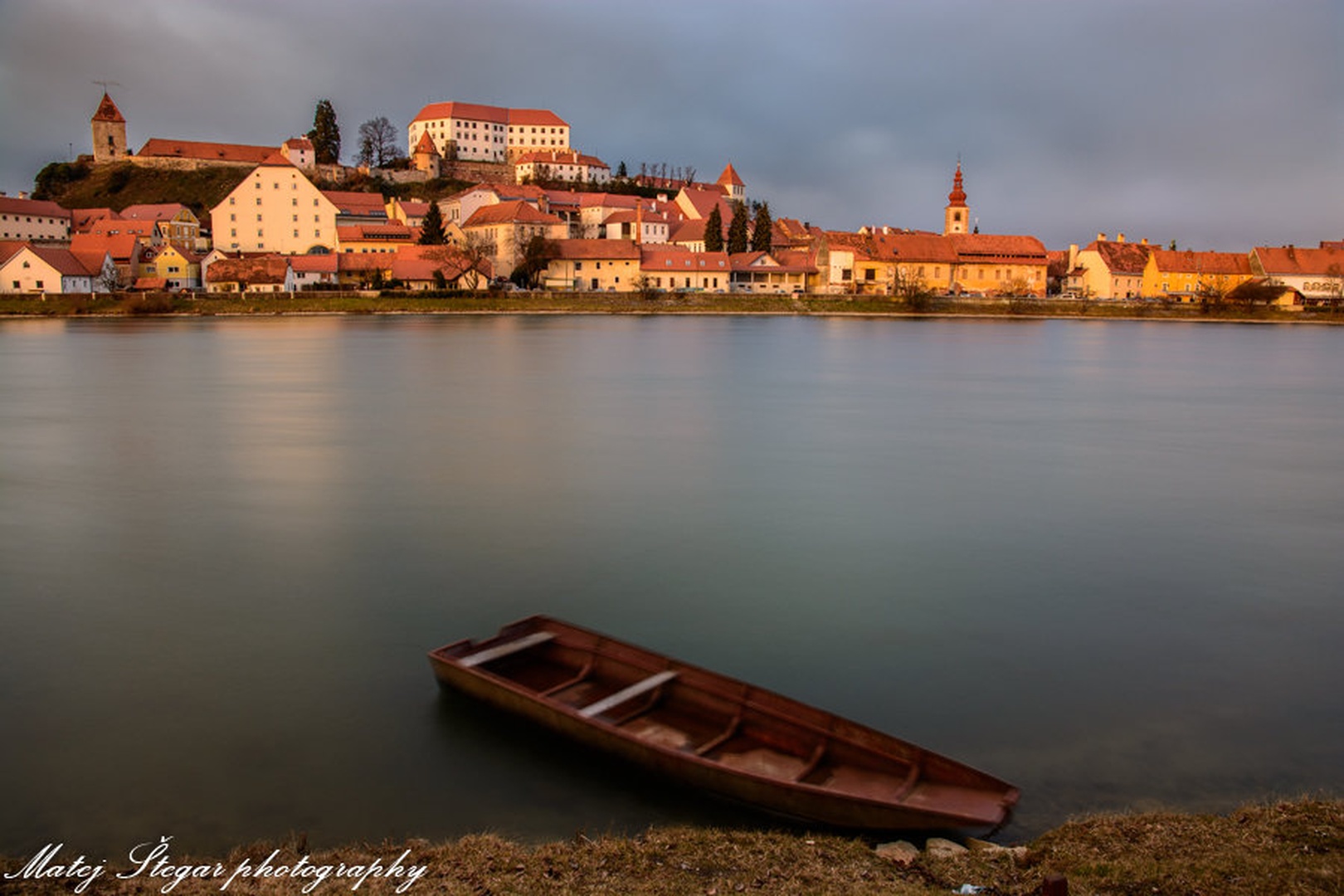Ptuj ob sončnem zahodu by Matej Štegar