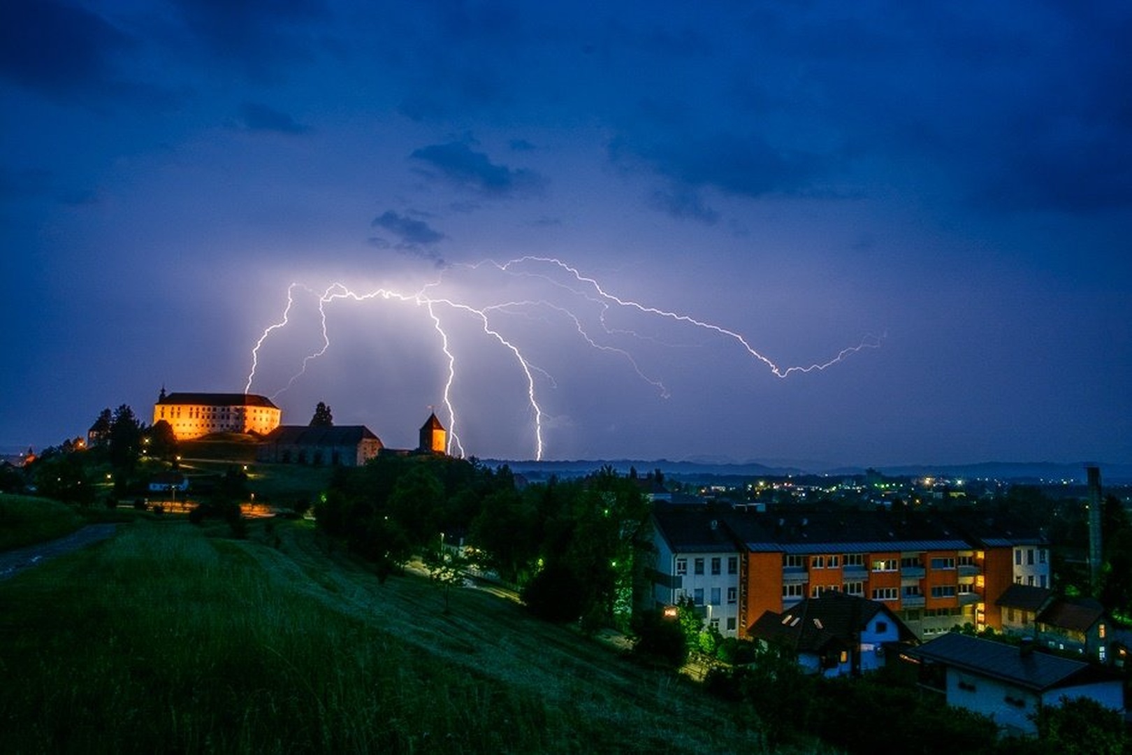 Trojček nad Ptujskim gradom by Matej Štegar