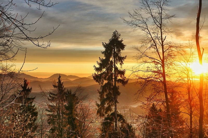 Sunrise in the Mountains by Sabrina Babič