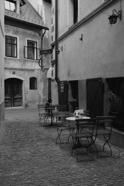 The streets of Škofja Loka by Jan Bernik