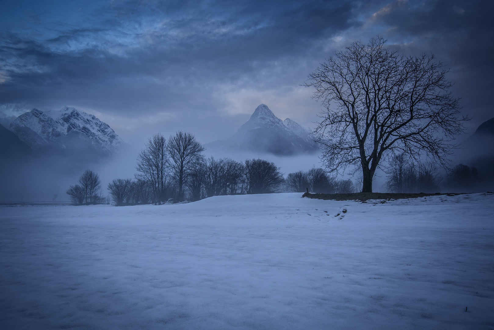Mysterious evening by Jože Flajs
