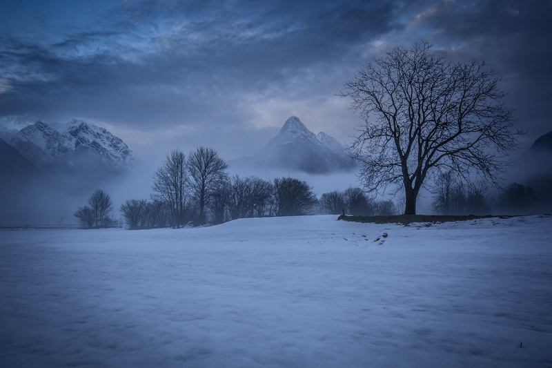 Mysterious evening by Jože Flajs