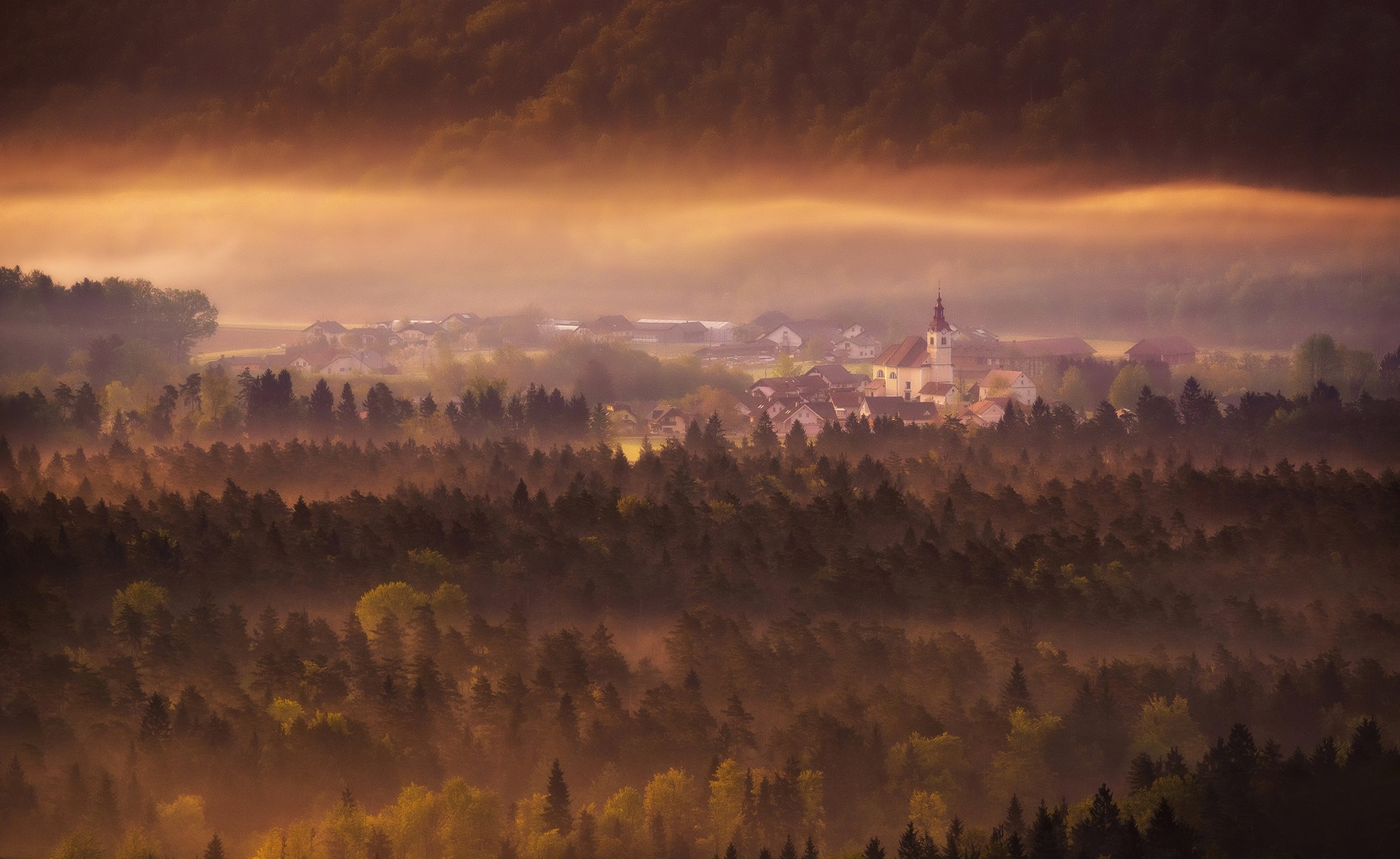 Jutranji pogled s Smlednika by A