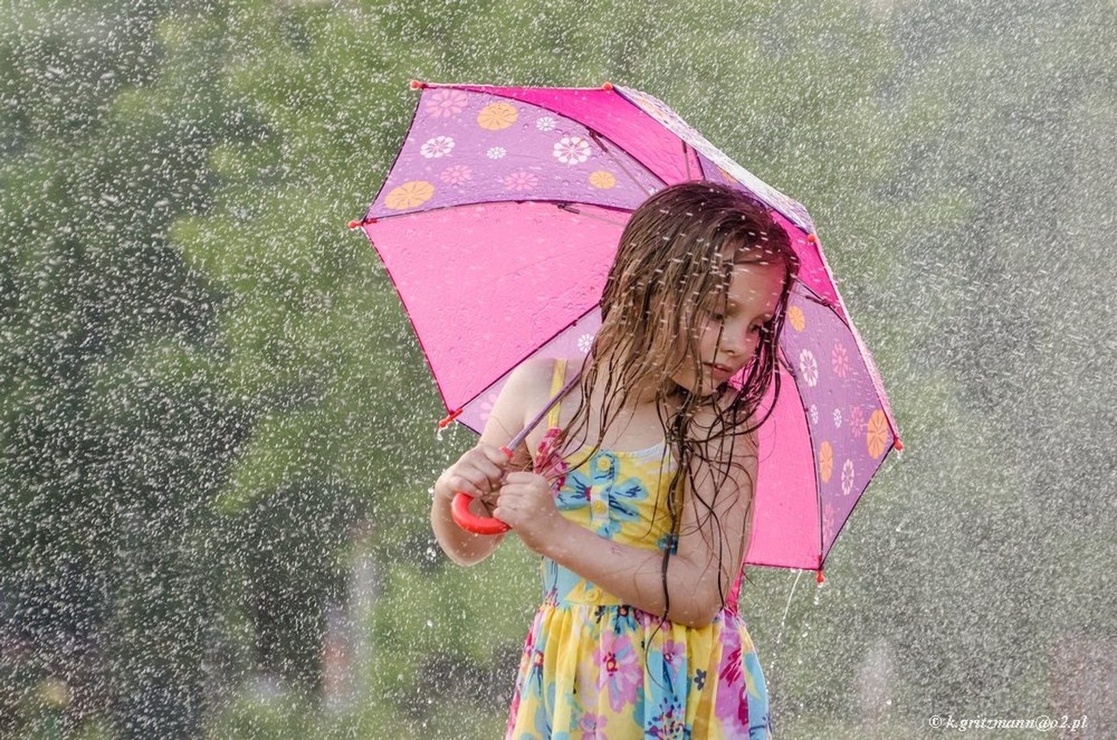 the rainy girl by Katarzyna Gritzmann