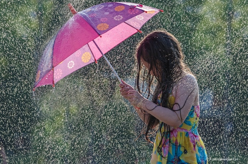 the rainy girl by Katarzyna Gritzmann