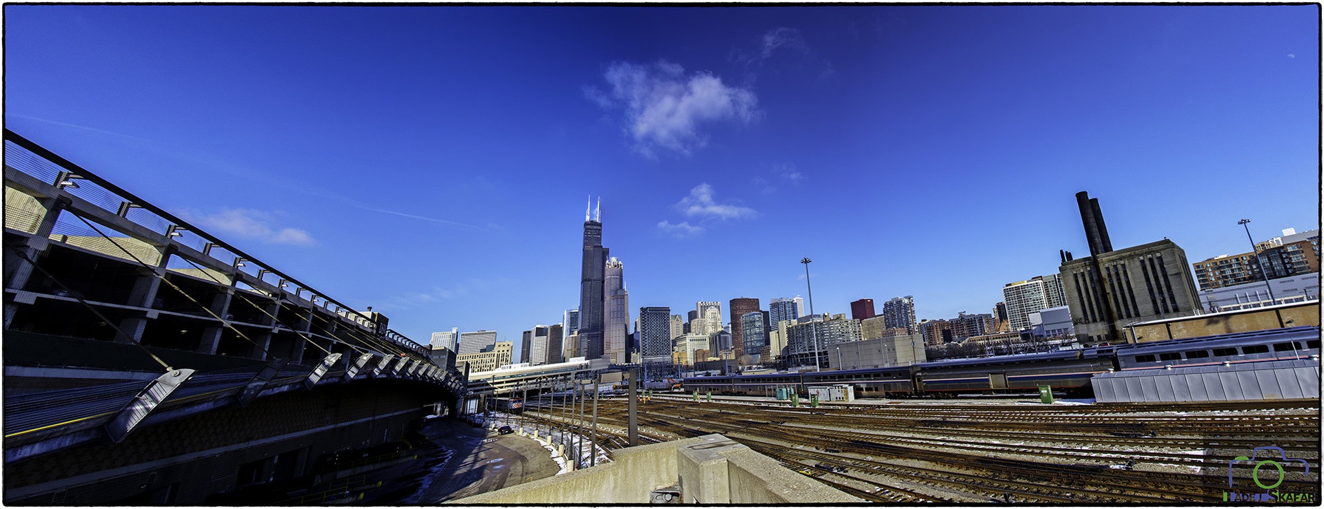 Chicago skyline by tadej škafar