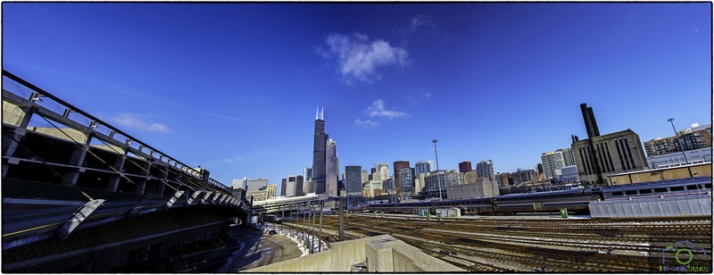 Chicago skyline by tadej škafar