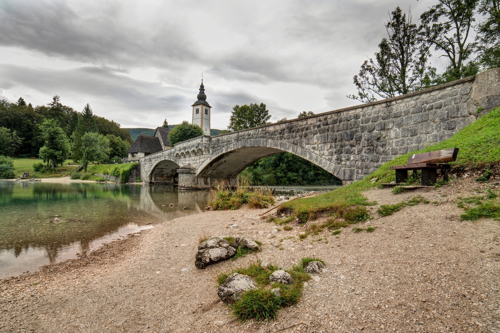 Most, Bohinjsko jezero. by Boris Novković