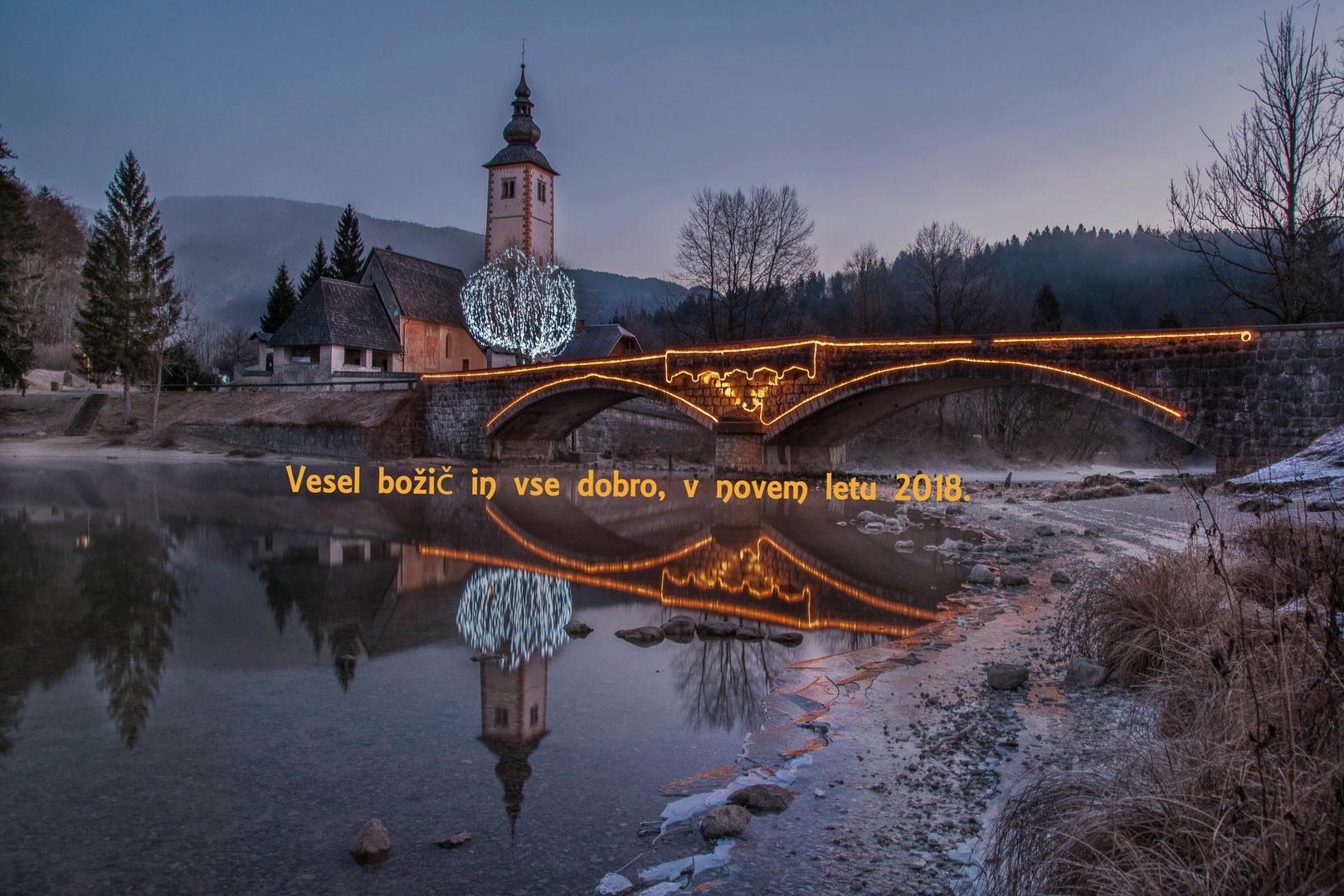 Vesel božič in vse dobro v novem letu 2018 by Boris Novković