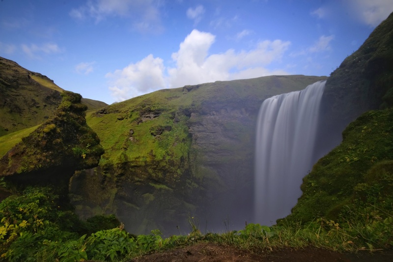 Mighty Skógafoss by Jacob