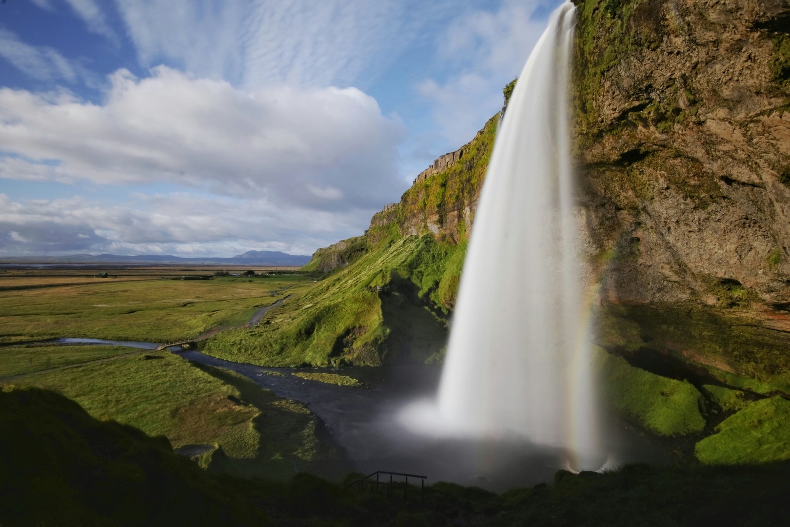 Rainbow & Seljalandsfoss Waterfall by Jacob