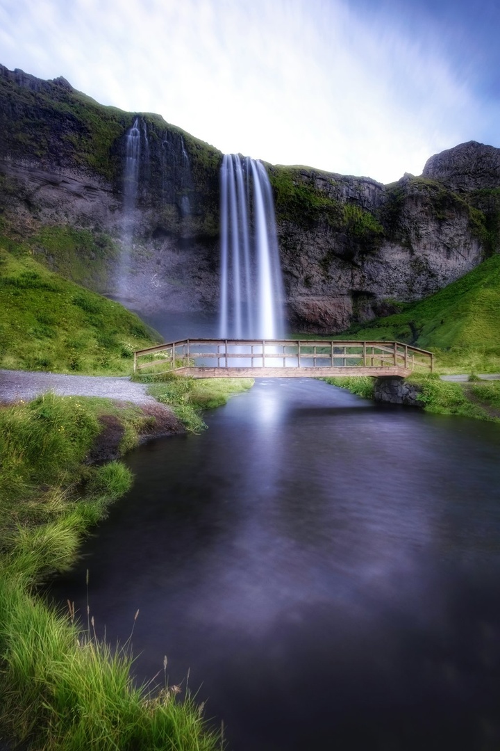 Seljalandsfoss Waterfall by Jacob