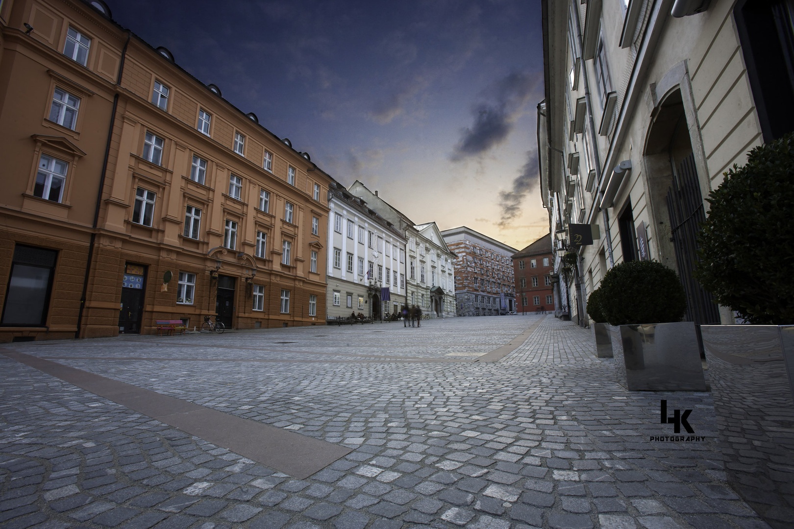 Sončni zahod nad Novim trgom by Luka Kotnik