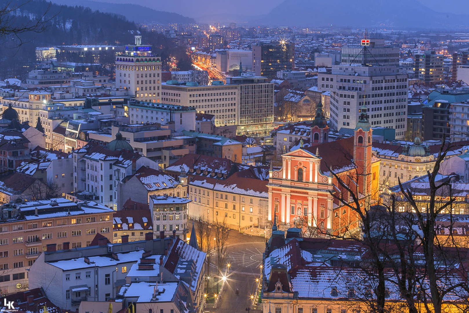 Zimska Ljubljana by Luka Kotnik