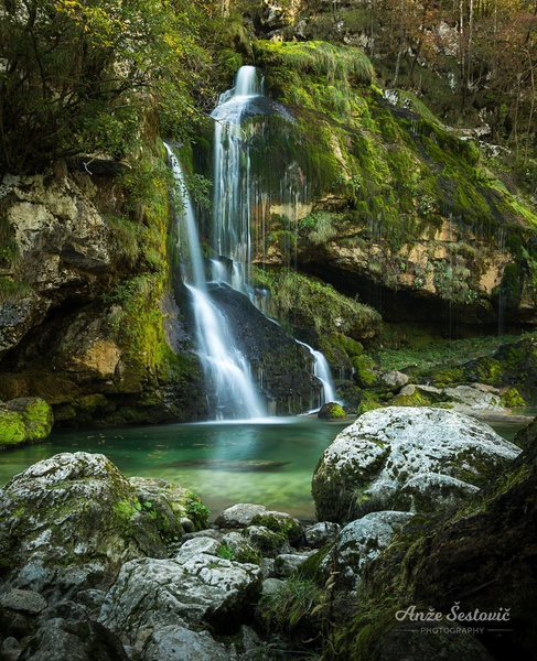 Slap Virje, Bovec by Anže Šestovič