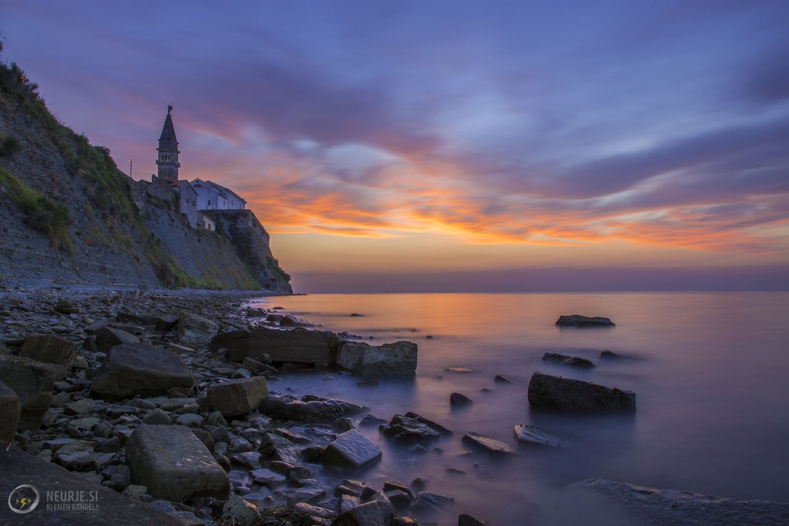 Purple and blue by Klemen Bandelj