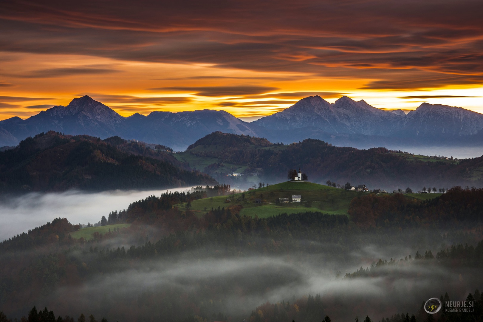 Hell over paradise by Klemen Bandelj