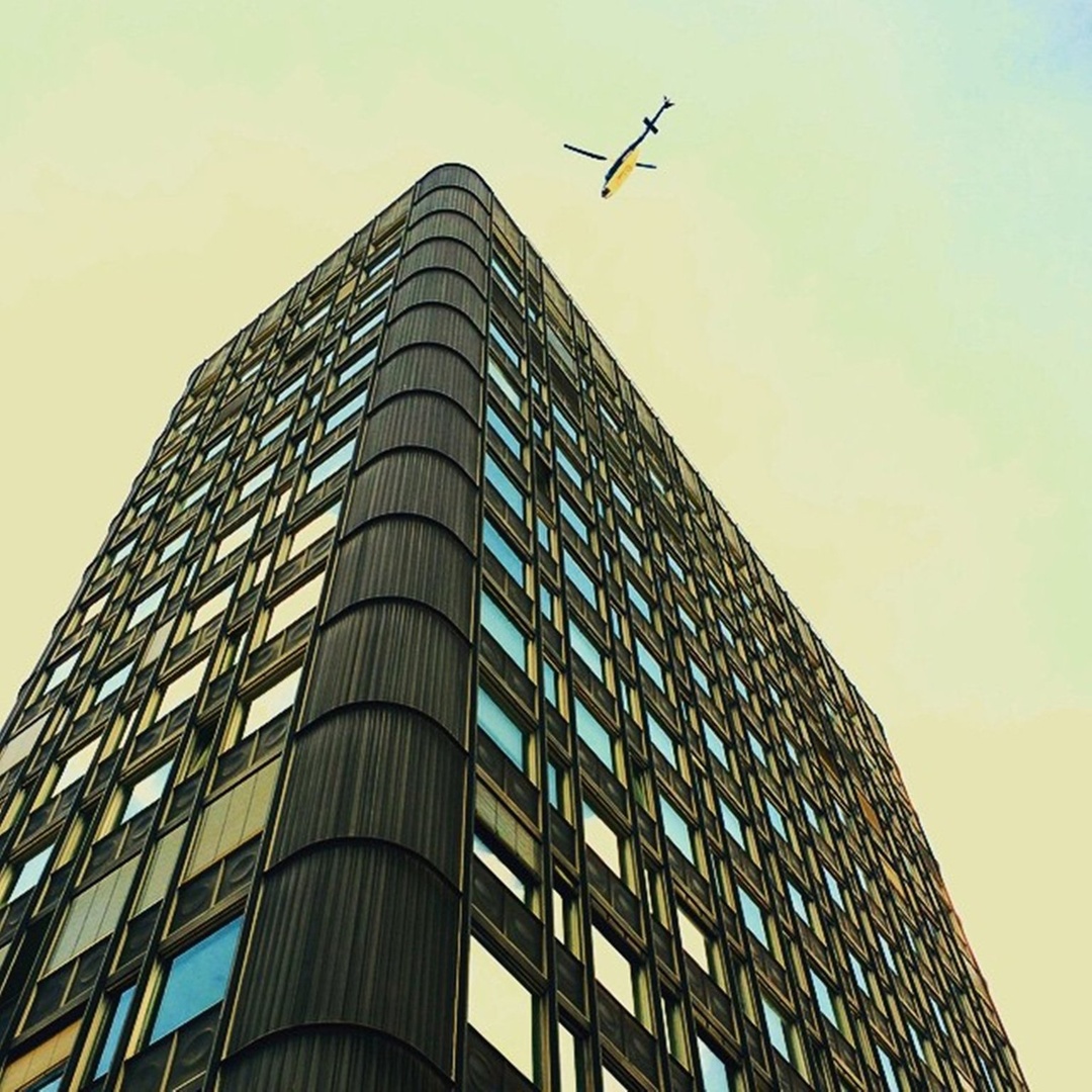 Building and airplane by mirjana djordjević