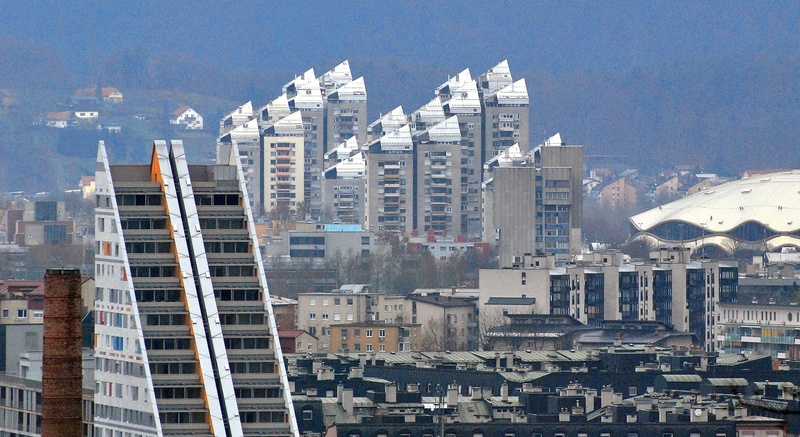 Ljubljanska panorama by anton sečnik