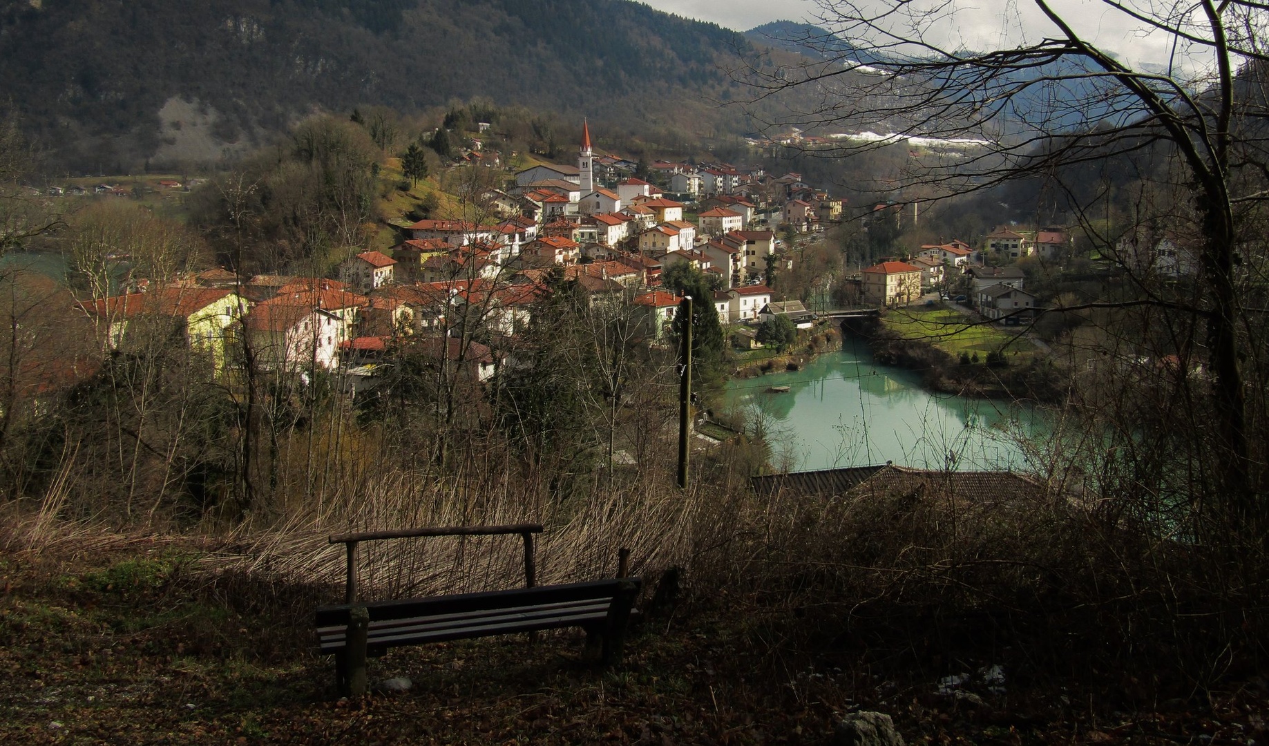 Most na Soči by Franci Lipužič