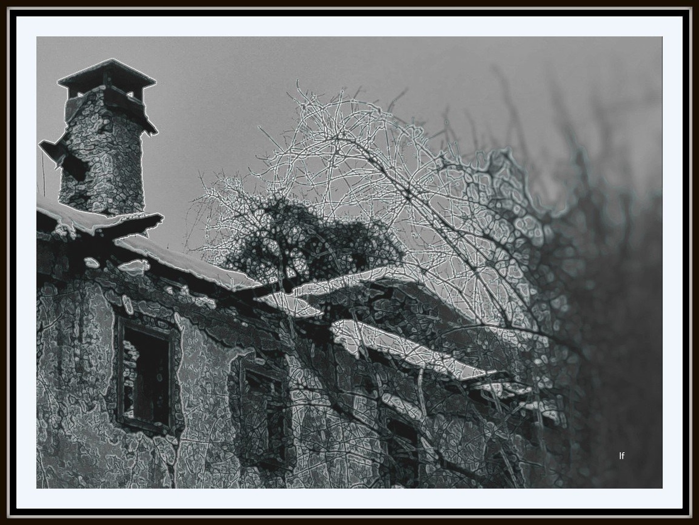 Zapuščena domačija by Franci Lipužič