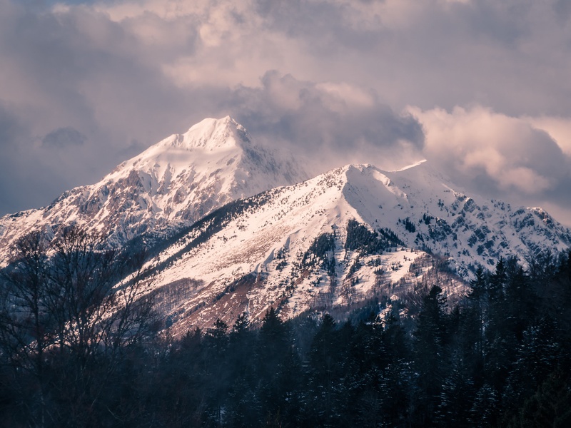 Srednji vrh in Storžič by Igor Mihačič