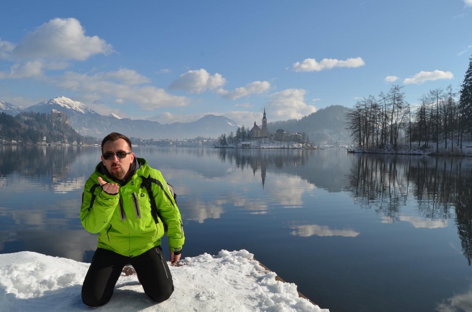 Jaz in Bled by Anton Novak