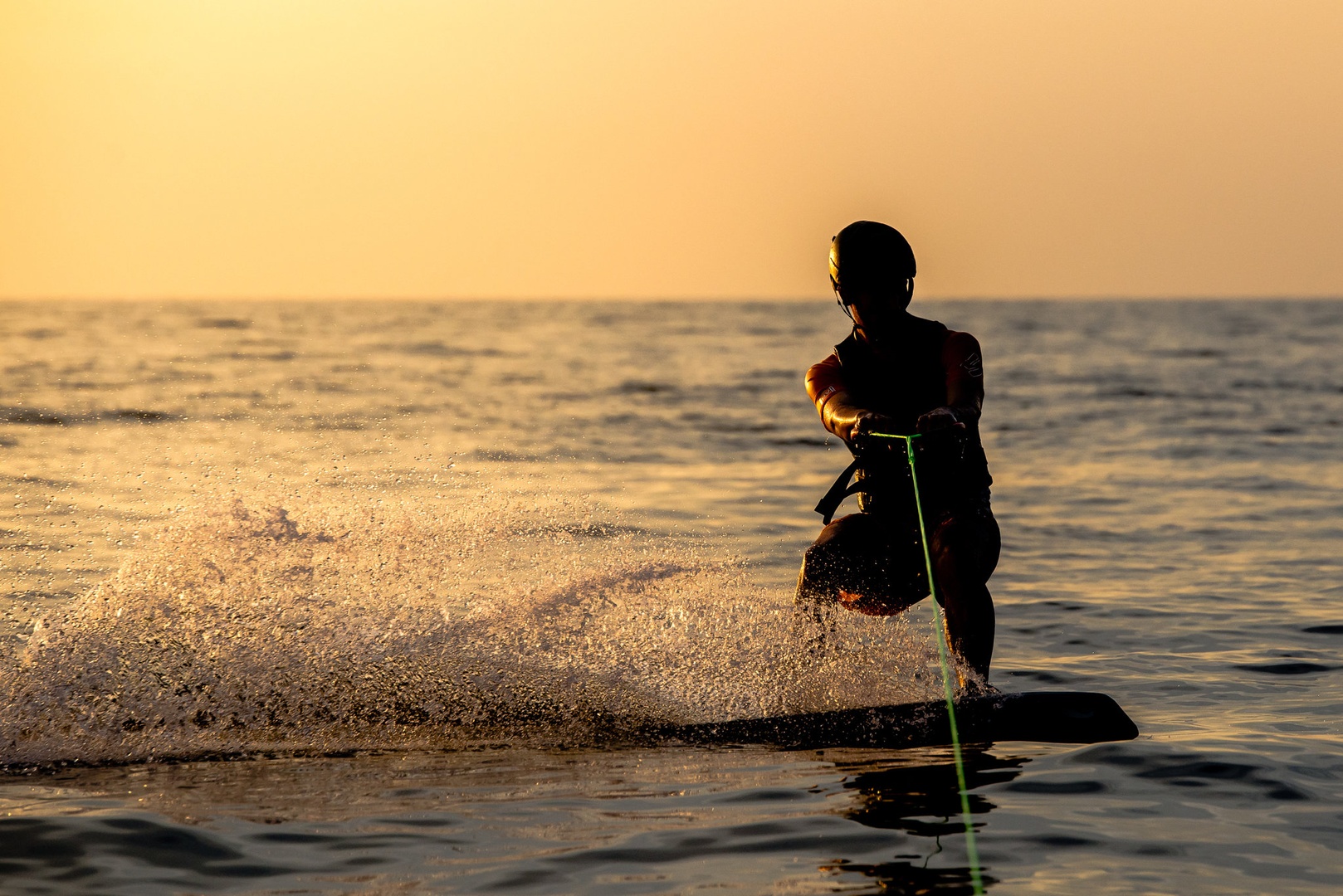 Sunset Wakeboarding by Matic Kreča