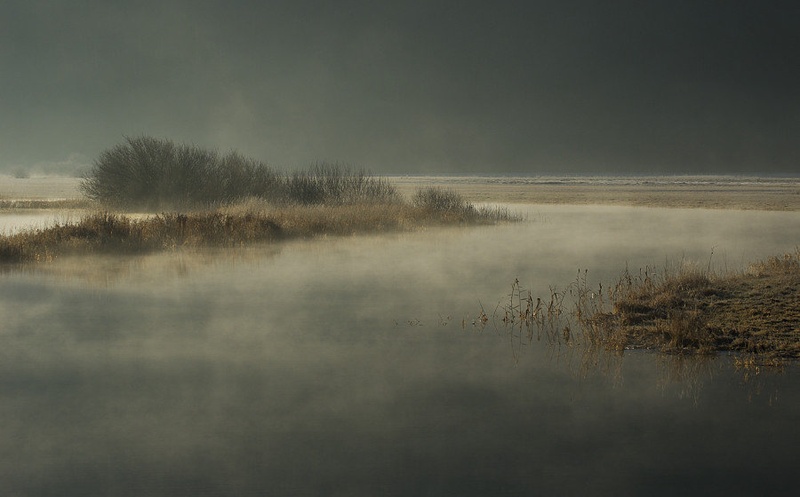 zimsko jutro II by Janez Mrak